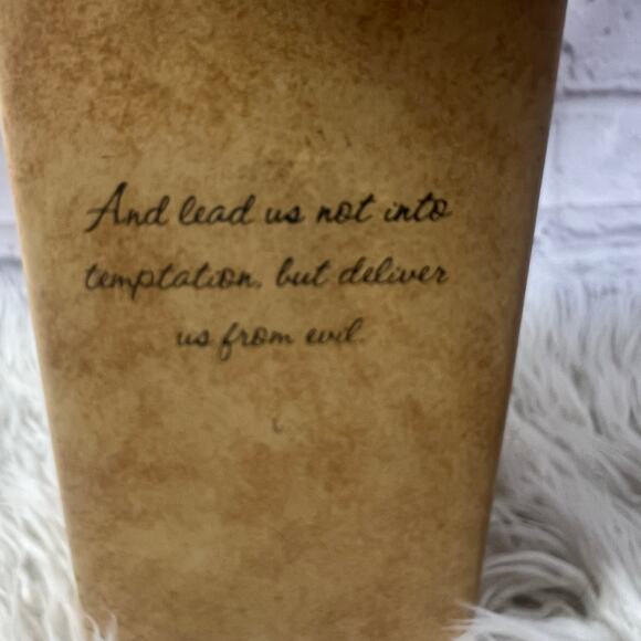 Comfort Candles 05724 The Lords Prayer Tea light Holder - Picture 8 of 12